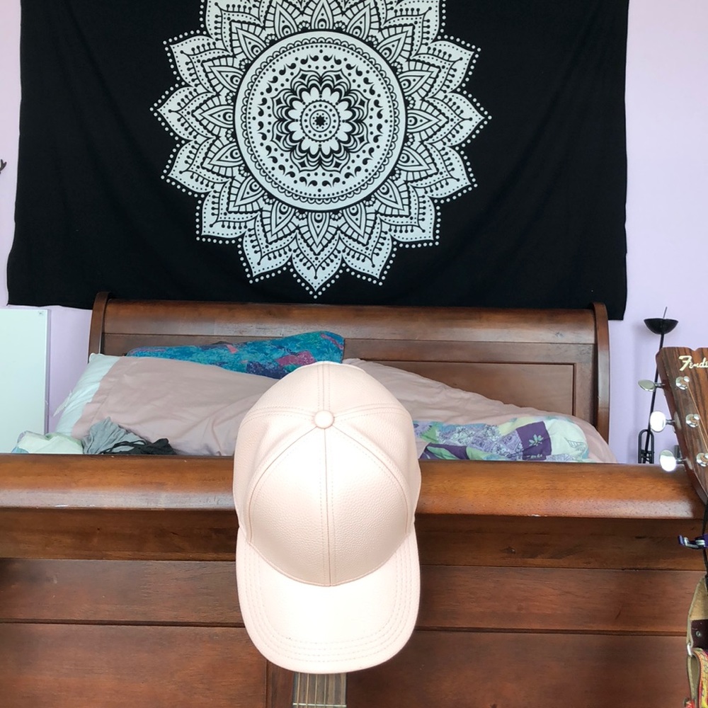 Cute baby pink summer hat!